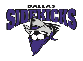 Dallas Sidekicks logo, 1993-2004